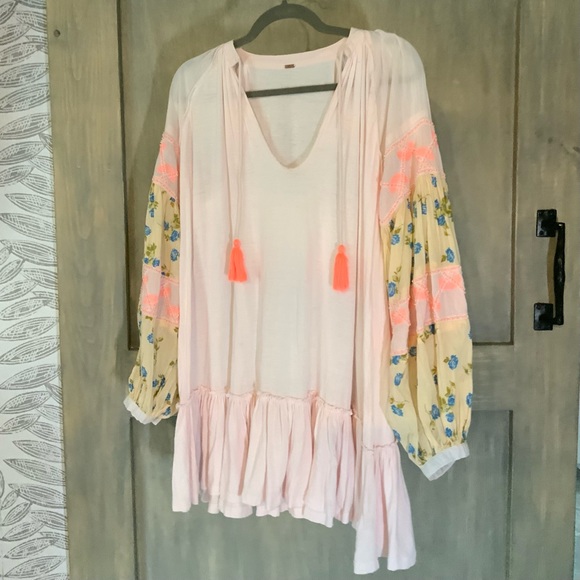 Free People Tunic Dress "Mix It Up" Tunic - Picture 2 of 2